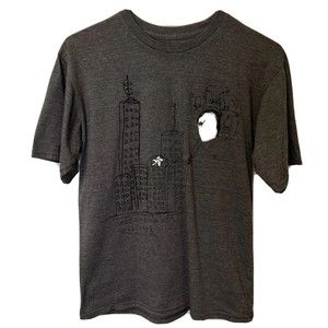 Sessions Skate Snowboard Boys Tshirt Large Sessionsville USA TJ Schneider Collab